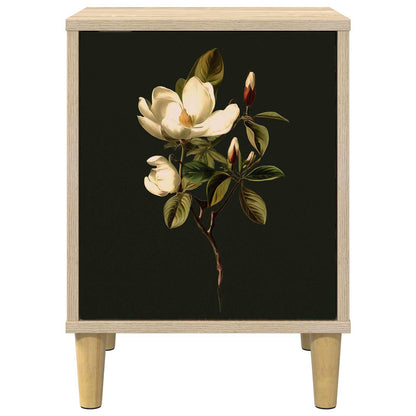 vidaXL Bedside Cabinet BREMEN 2 pcs Sonoma Oak 36 x 33 x 50 cm 6