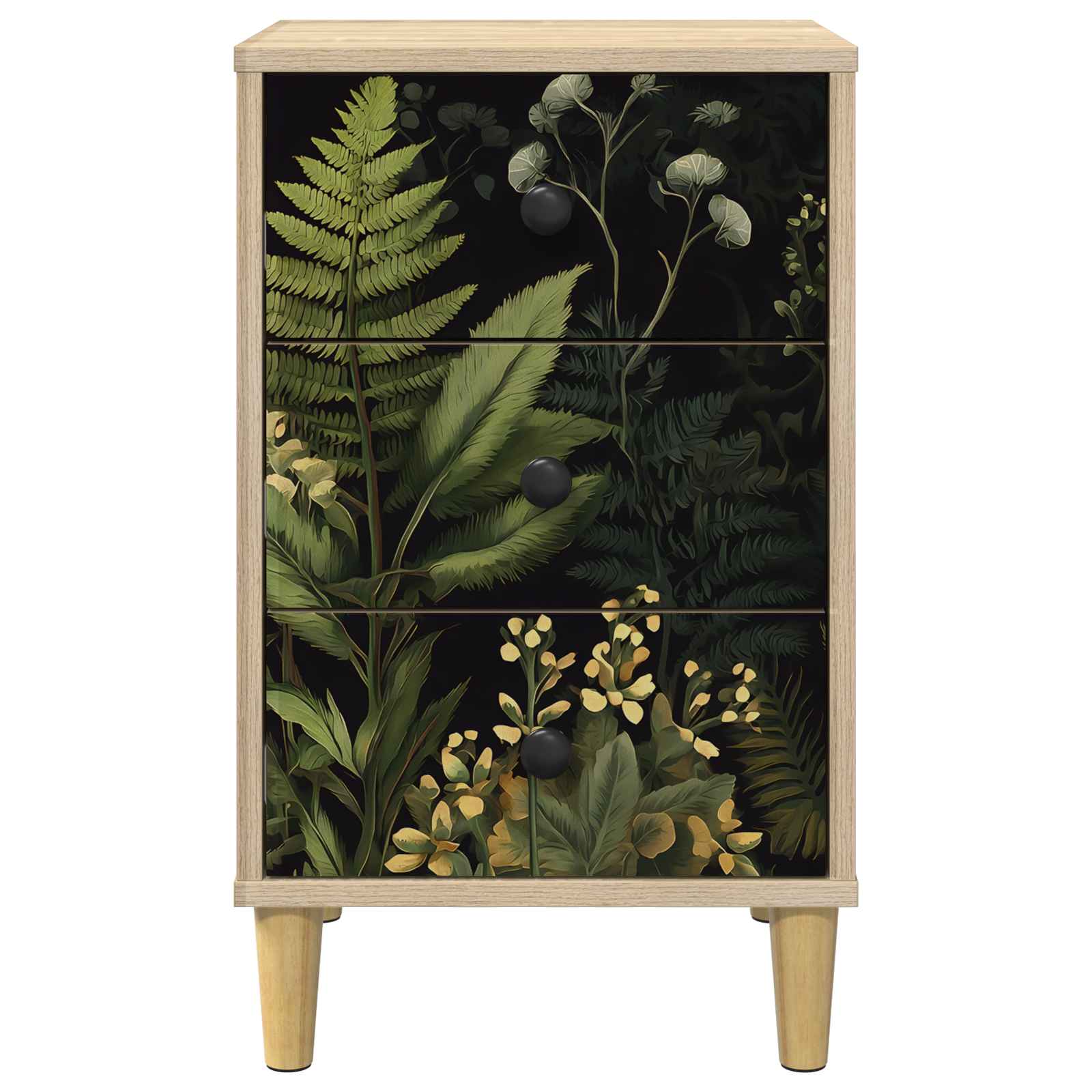 vidaXL Bedside Cabinet RHENEN Sonoma Oak 36 x 33 x 60 cm 5