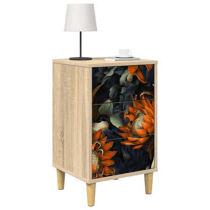 vidaXL Bedside Cabinet LOCHEM Sonoma Oak 36 x 33 x 60 cm 3