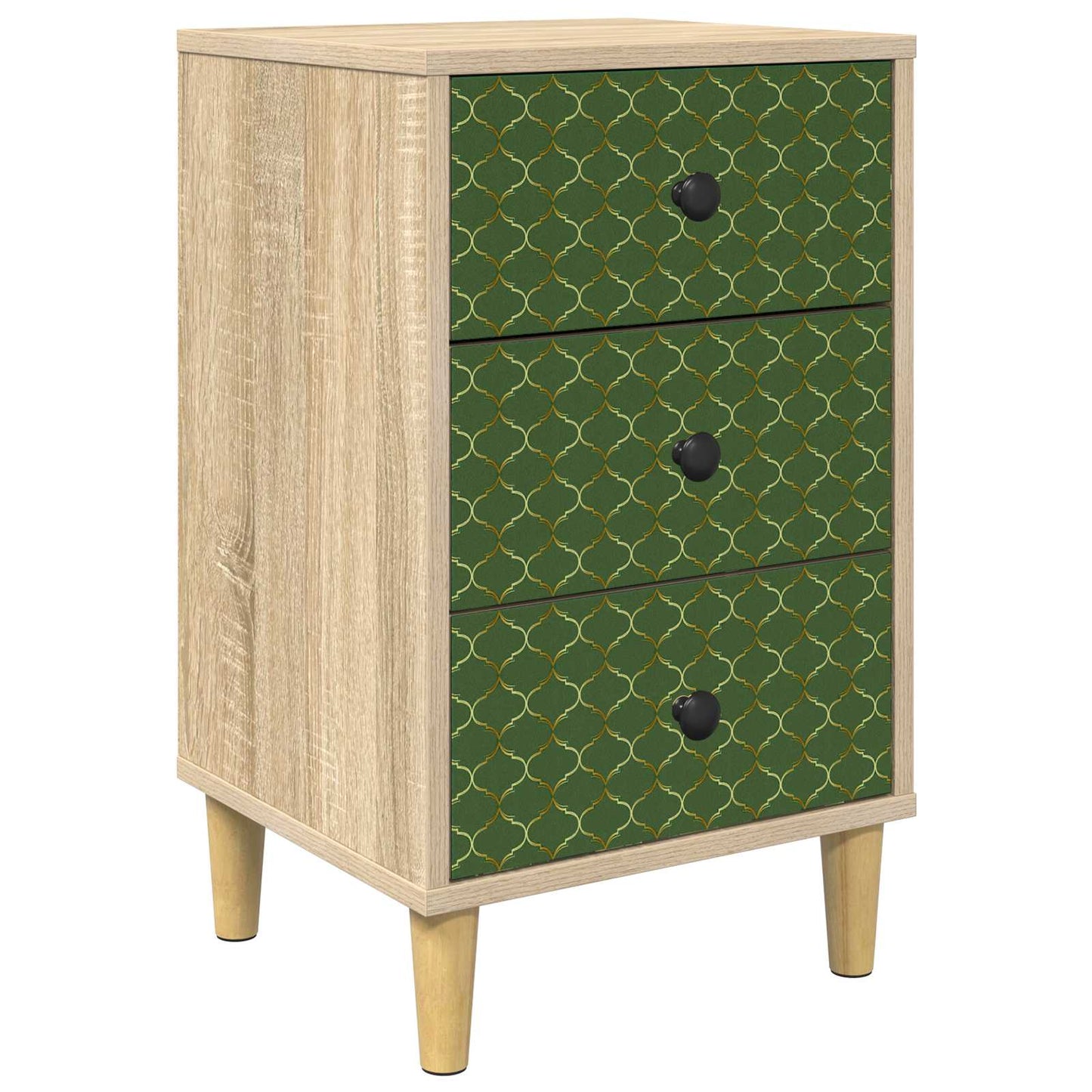 vidaXL Bedside Cabinet GELEEN Sonoma Oak 36 x 33 x 60 cm 2
