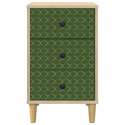 vidaXL Bedside Cabinet GELEEN Sonoma Oak 36 x 33 x 60 cm 5