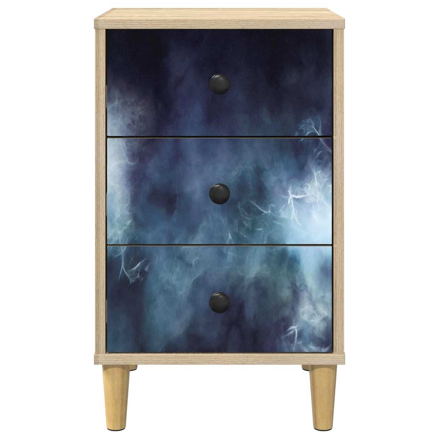 vidaXL Bedside Cabinet RAALTE Sonoma Oak 36 x 33 x 60 cm 5