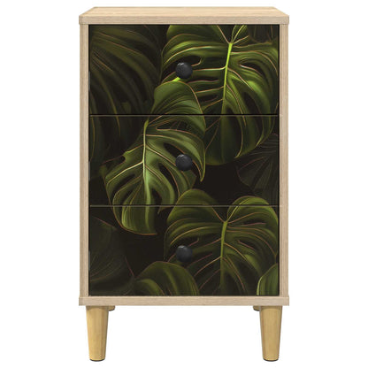 vidaXL Bedside Cabinet ELBURG Sonoma Oak 36 x 33 x 60 cm 5