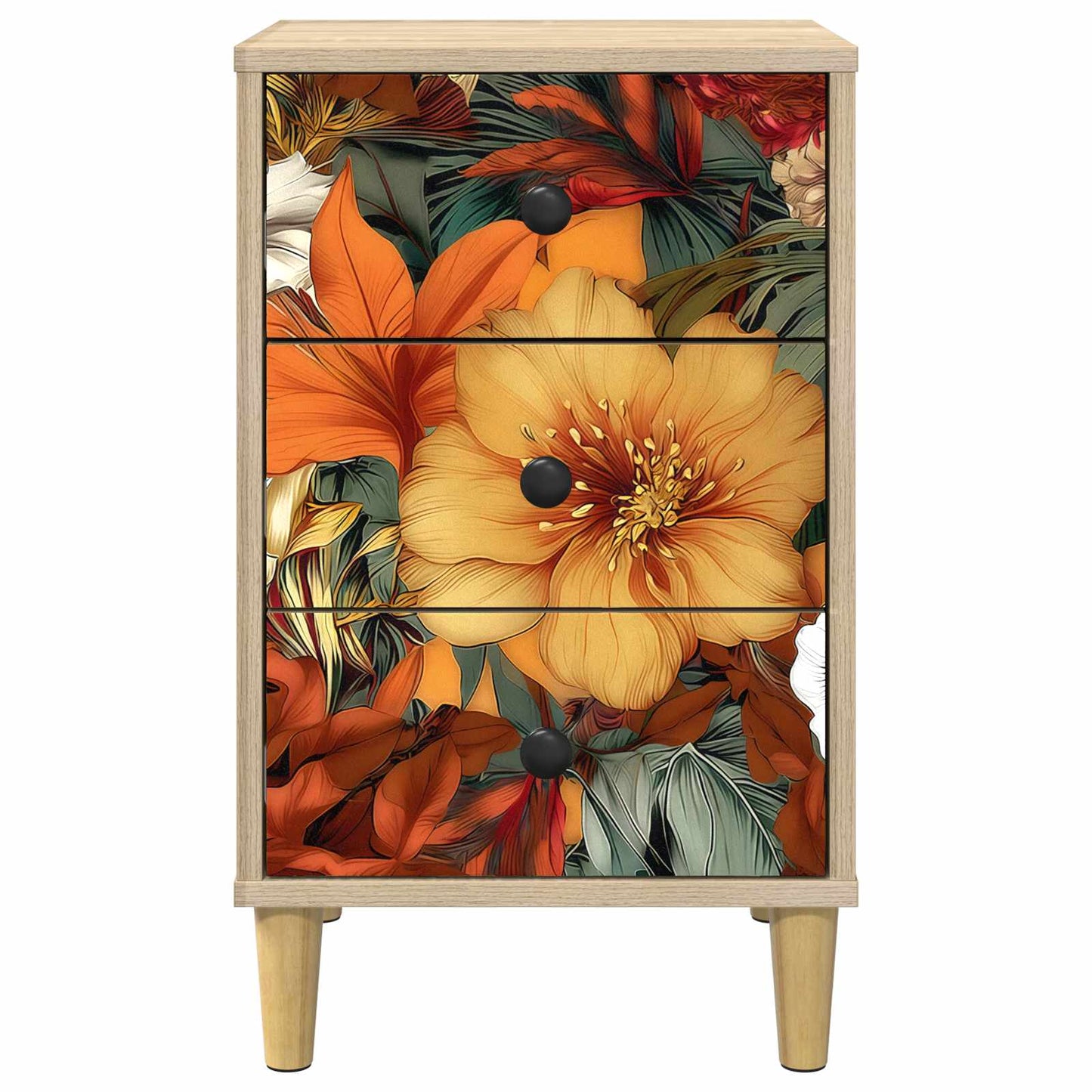vidaXL Bedside Cabinet GENNEP Sonoma Oak 36 x 33 x 60 cm 5
