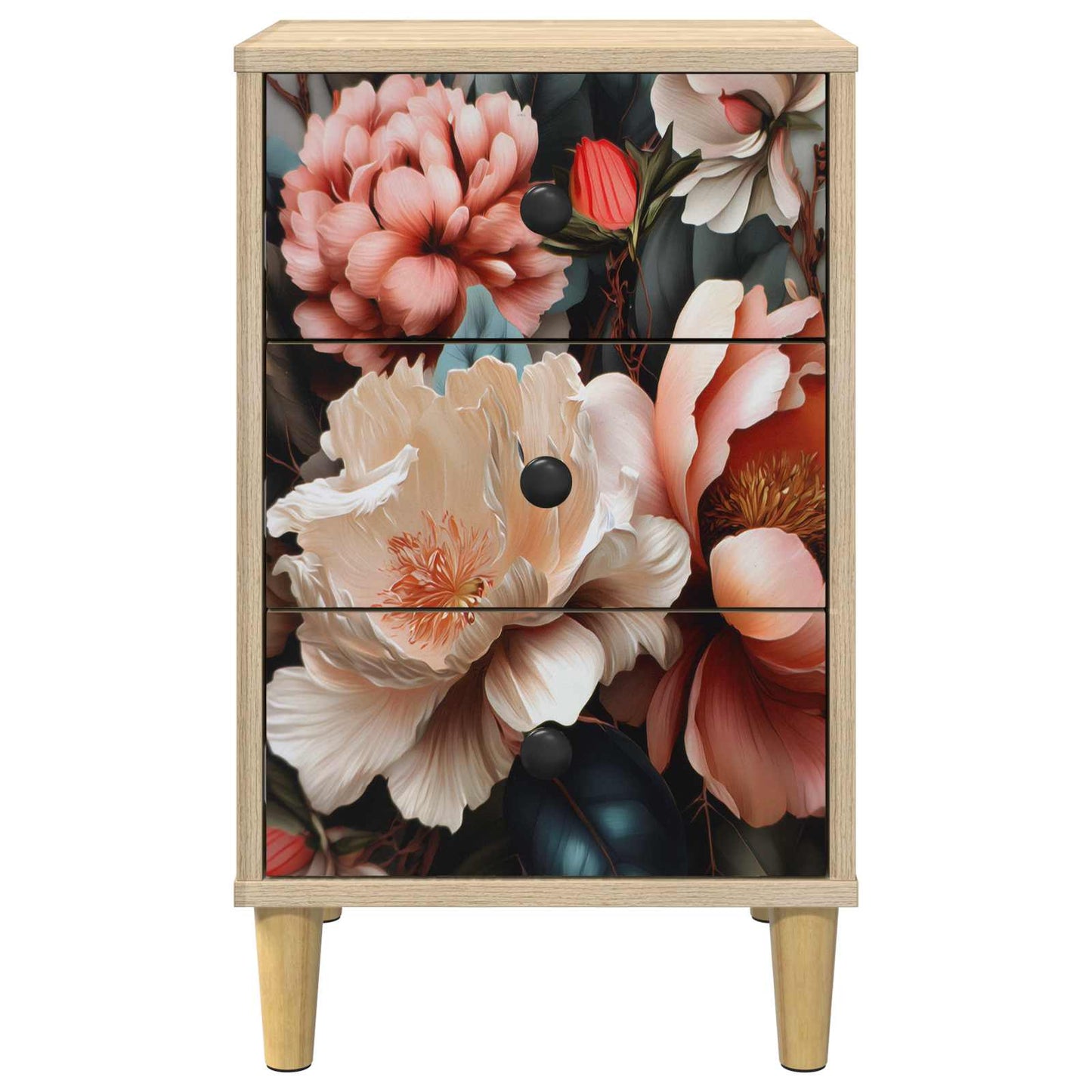 vidaXL Bedside Cabinet BORNE Sonoma Oak 36 x 33 x 60 cm 5