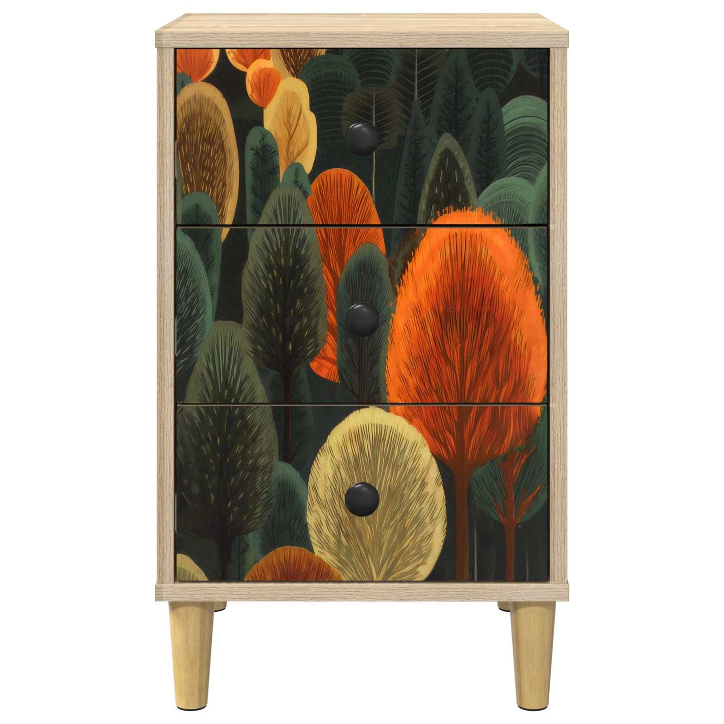 vidaXL Bedside Cabinet ZAANDAM Sonoma Oak 36 x 33 x 60 cm 5