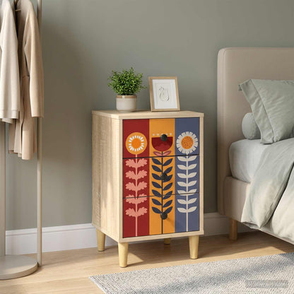 vidaXL Bedside Cabinet ESSEN Sonoma Oak 36 x 33 x 60 cm 1