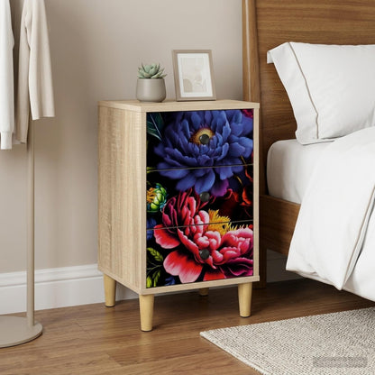 vidaXL Bedside Cabinet KIEL Sonoma Oak 36 x 33 x 60 cm Engineered Wood 1
