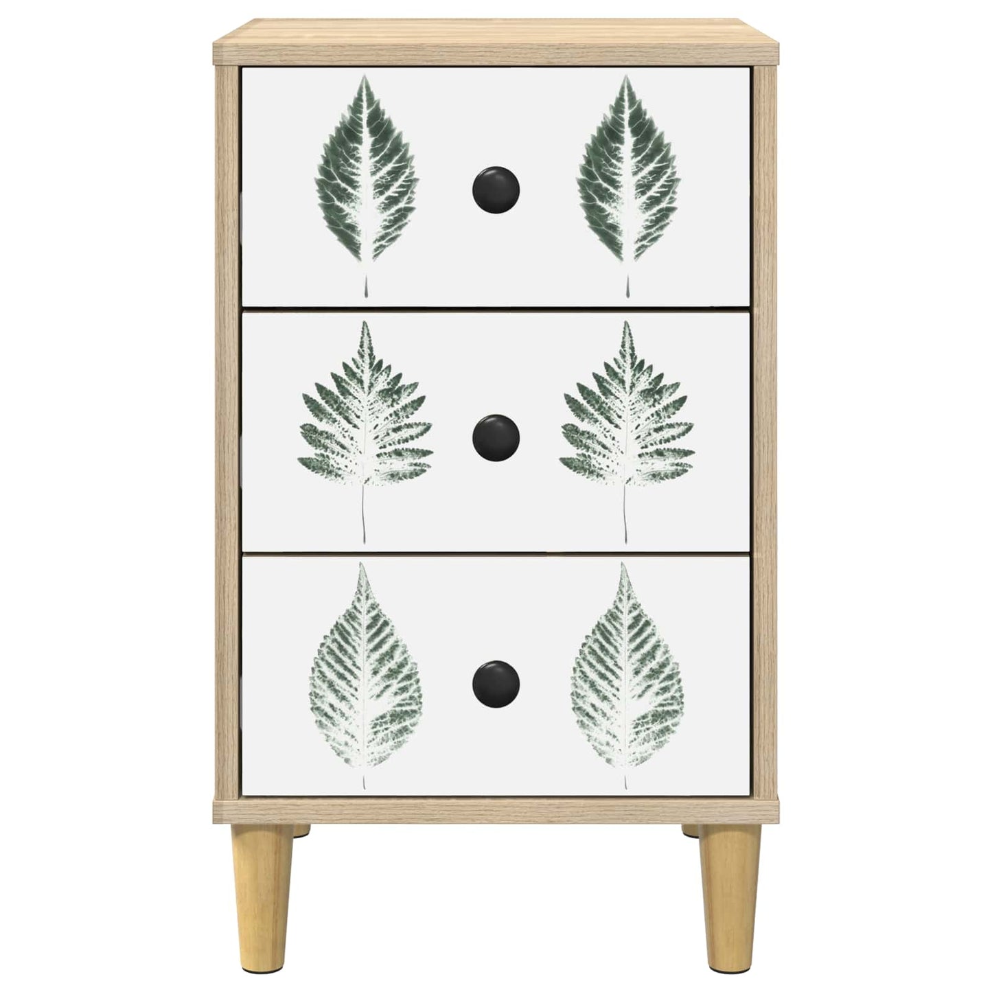 vidaXL Bedside Cabinet HANAU Sonoma Oak 36 x 33 x 60 cm 5