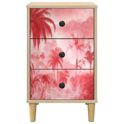 vidaXL Bedside Cabinet AACHEN Sonoma Oak 36 x 33 x 60 cm 5