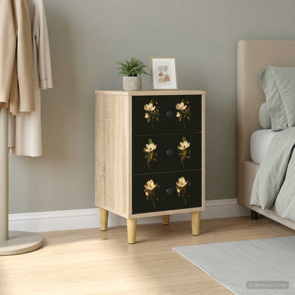 vidaXL Bedside Cabinet BREMEN Sonoma Oak 36 x 33 x 60 cm 1
