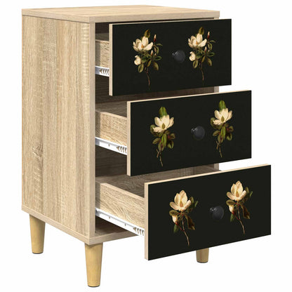 vidaXL Bedside Cabinet BREMEN Sonoma Oak 36 x 33 x 60 cm 4
