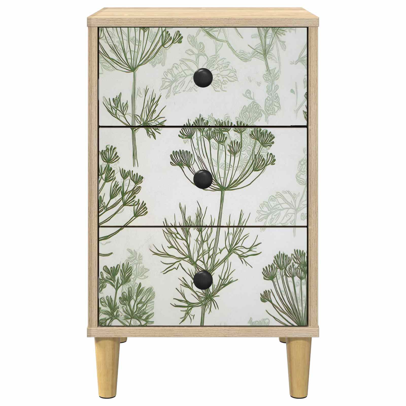 vidaXL Bedside Cabinet GOTHA Sonoma Oak 36 x 33 x 60 cm 5