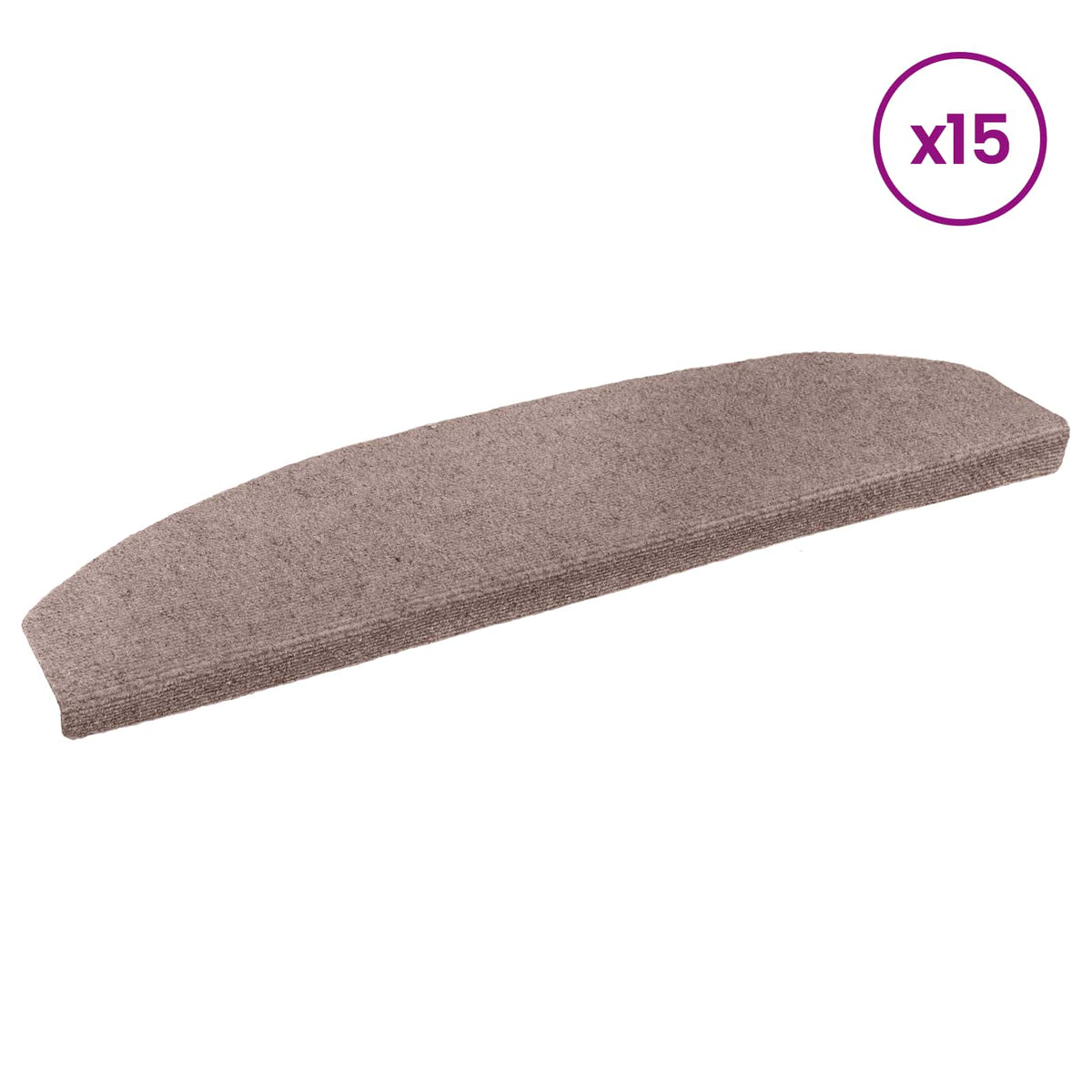 Self-adhesive Stair Mats 15 pcs Beige