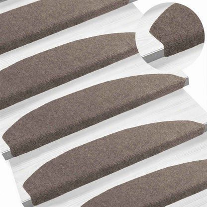 Self-adhesive Stair Mats 15 pcs Mocha