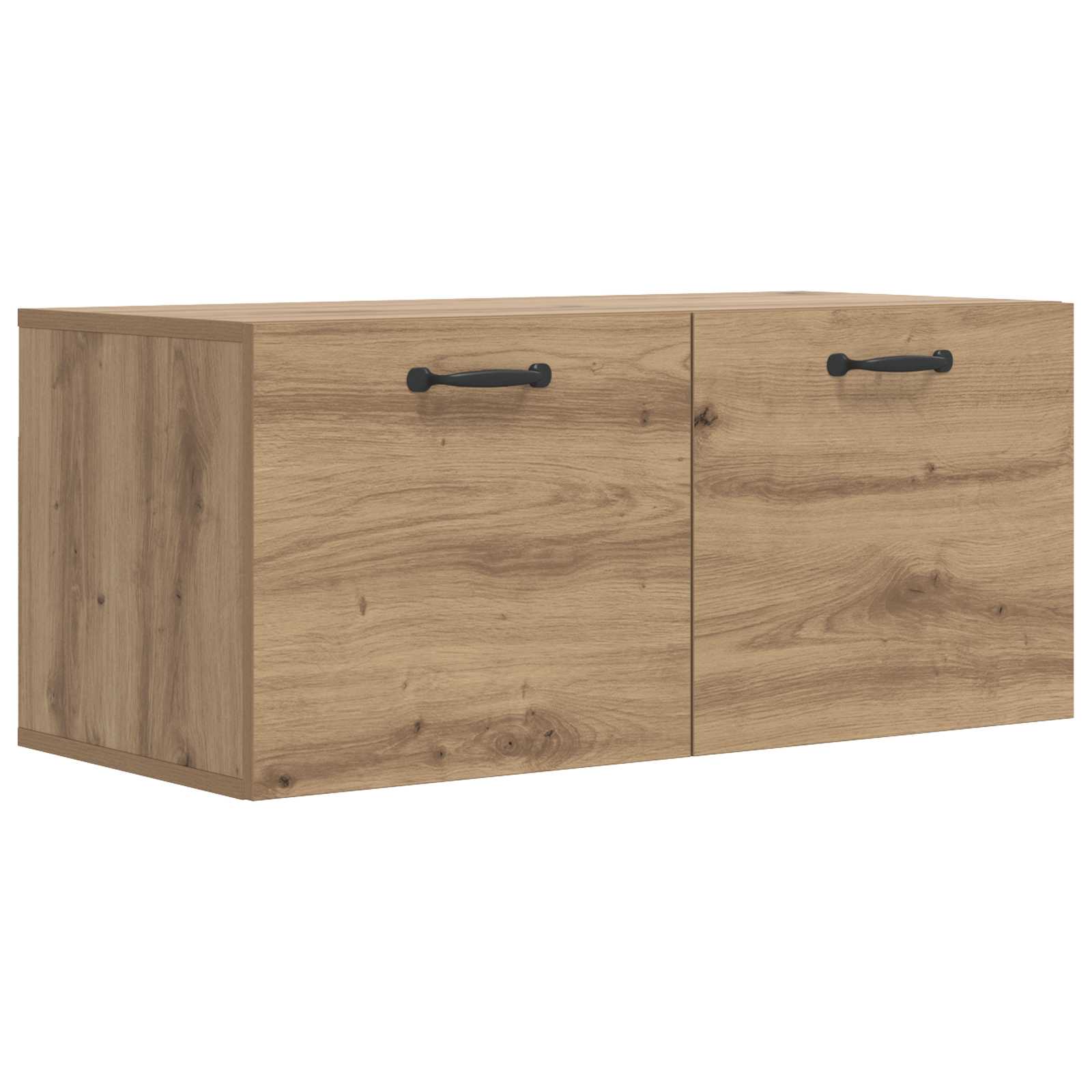 vidaXL Wall Cabinet Wall-Mounted Artisan oak 80 x 36.5 x 35 cm 2