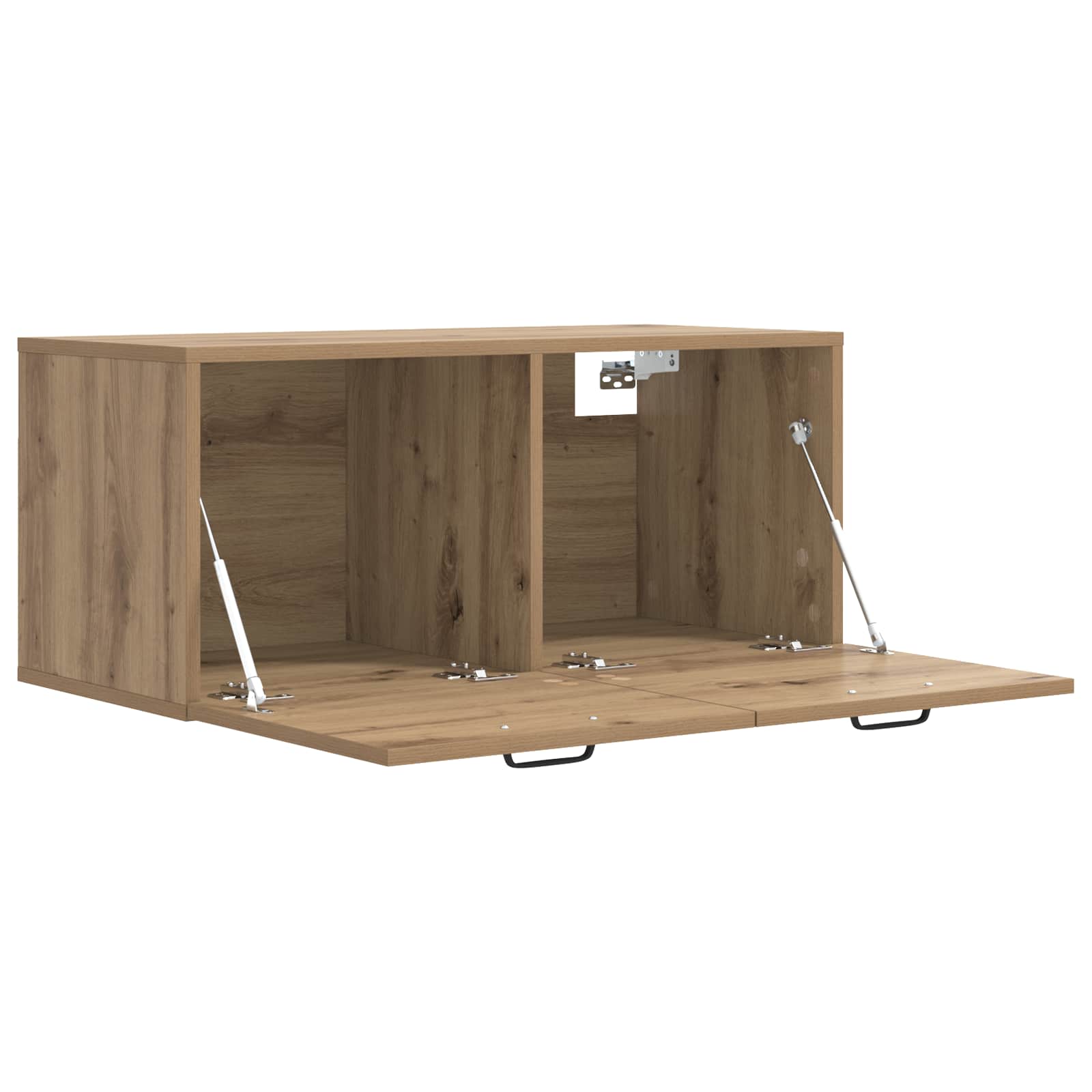 vidaXL Wall Cabinet Wall-Mounted Artisan oak 80 x 36.5 x 35 cm 5