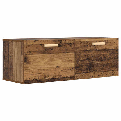 vidaXL Wall Cabinet Old wood 100 x 36.5 x 35 cm Engineered Wood 2