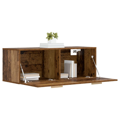 vidaXL Wall Cabinet Old wood 100 x 36.5 x 35 cm Engineered Wood 3