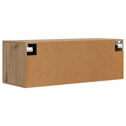 vidaXL Wall Cabinet 100 x 36.5 x 35 cm Engineered Wood Artisan oak 6