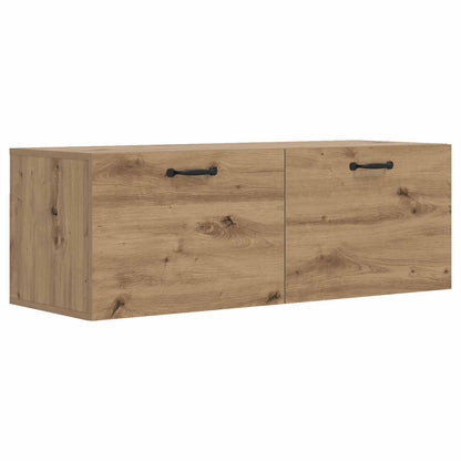 vidaXL Wall Cabinet 100 x 36.5 x 35 cm Engineered Wood Artisan oak 2