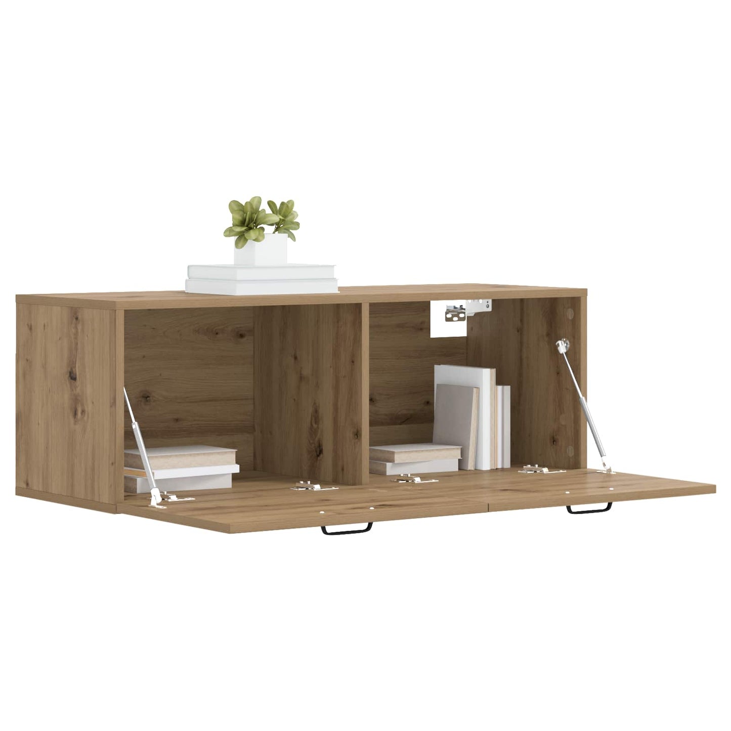 vidaXL Wall Cabinet 100 x 36.5 x 35 cm Engineered Wood Artisan oak 3