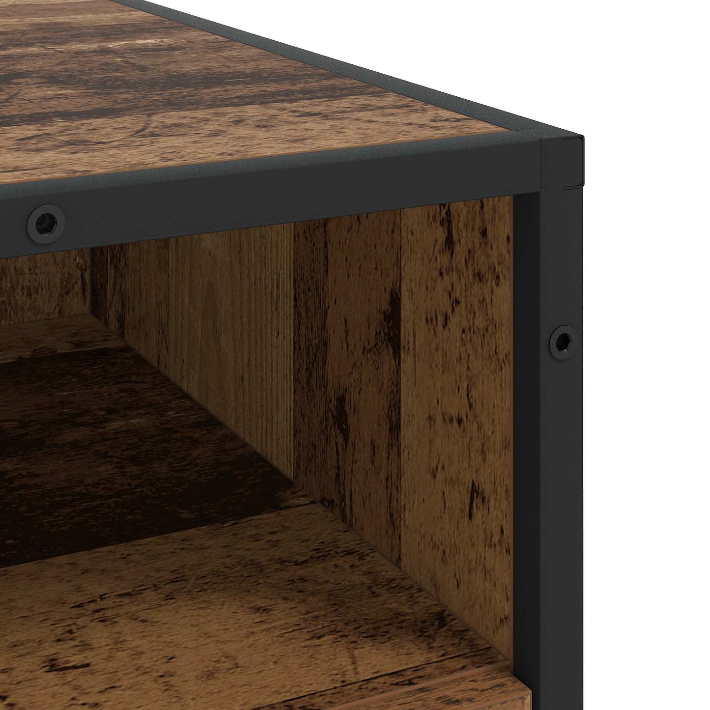 vidaXL Drawer Cabinet 3-Drawer Old wood 70 x 41 x 70 cm 6