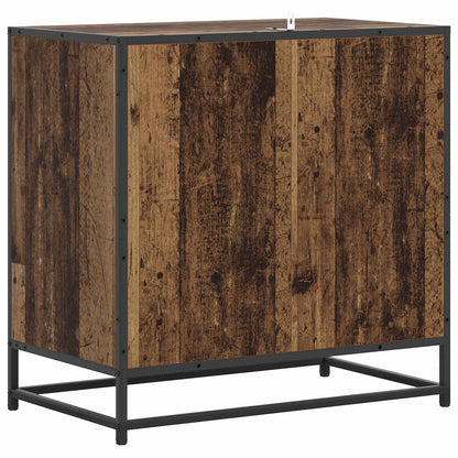 vidaXL Drawer Cabinet 3-Drawer Old wood 70 x 41 x 70 cm 5
