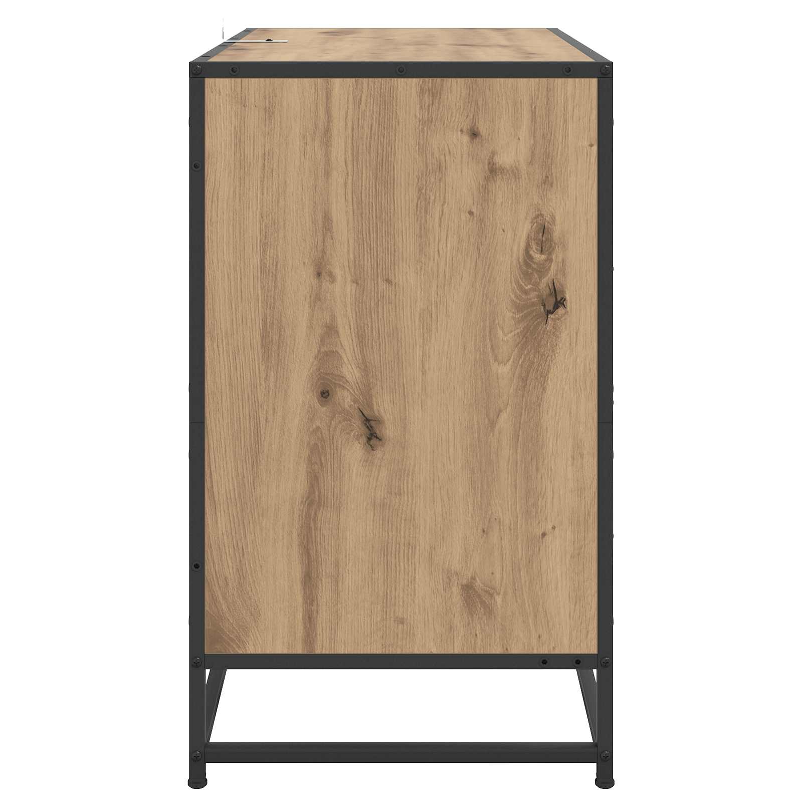 vidaXL Drawer Cabinet 3-Drawer Artisan oak 70 x 41 x 70 cm 6