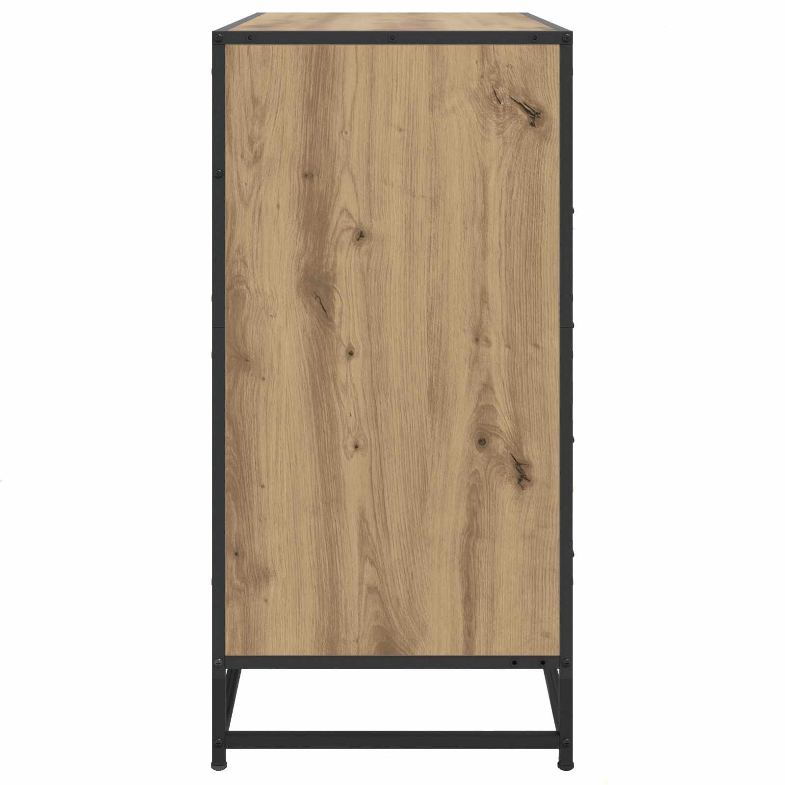 vidaXL Drawer Cabinet 4-Drawer Artisan oak 70 x 41 x 83.5 cm 4