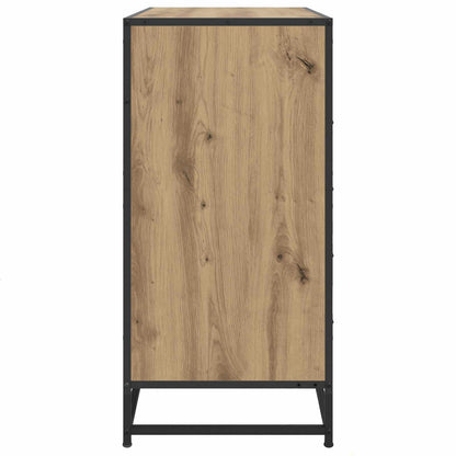 vidaXL Drawer Cabinet 4-Drawer Artisan oak 70 x 41 x 83.5 cm 4
