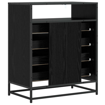 vidaXL Drawer Cabinet 4-Drawer Black oak 70 x 41 x 83.5 cm 5