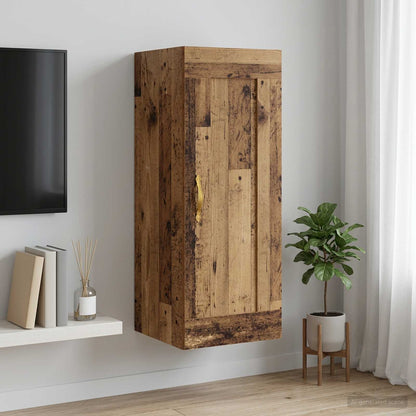 vidaXL Wall Mounted Cabinet 34.5x34x90 cm Engineered Wood