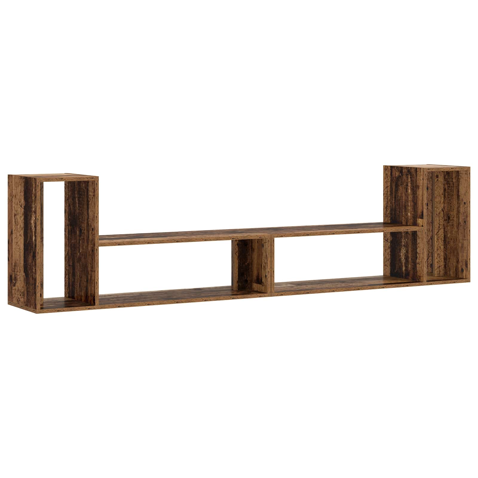vidaXL TV Cabinet 100 x 30 x 50 cm Old Wood Engineered Wood 2