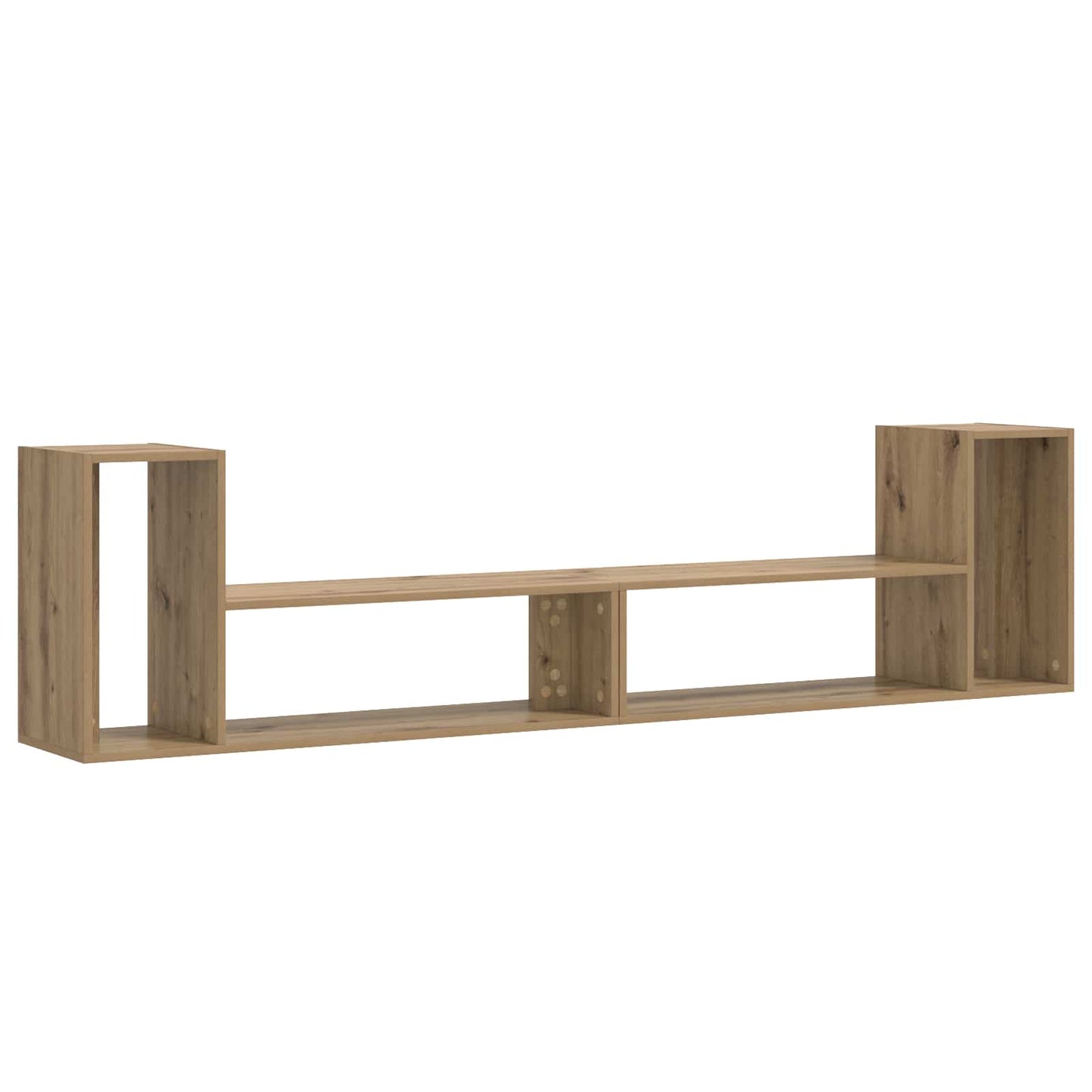 vidaXL TV Cabinet 100 x 30 x 50 cm Artisan Oak Engineered Wood 2