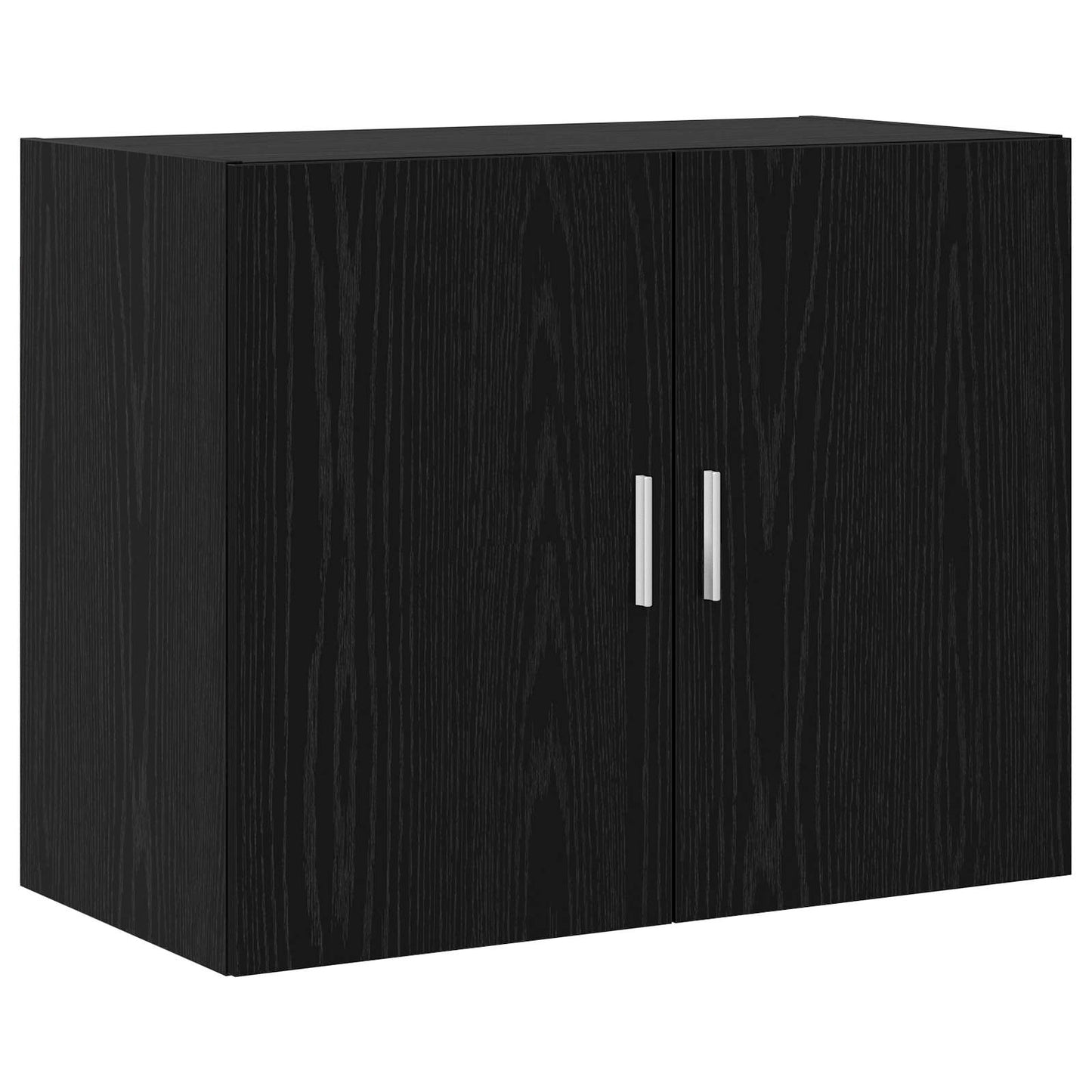 vidaXL Wall Cabinet Black Oak 80 x 42.5 x 64 cm Engineered Wood 2