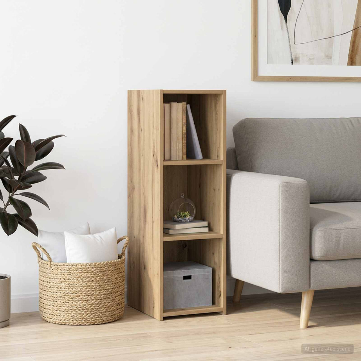 Sideboard 30x41x93 cm Engineered Wood Artisan oak