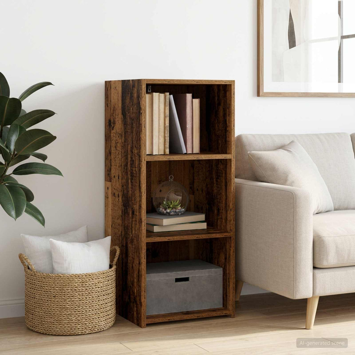 vidaXL Sideboard Old Wood 40 x 41 x 93 cm Engineered Wood 1