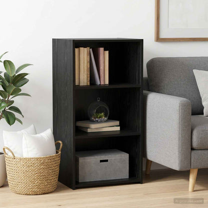 vidaXL Sideboard Black Oak 50 x 41 x 93 cm Engineered Wood 1