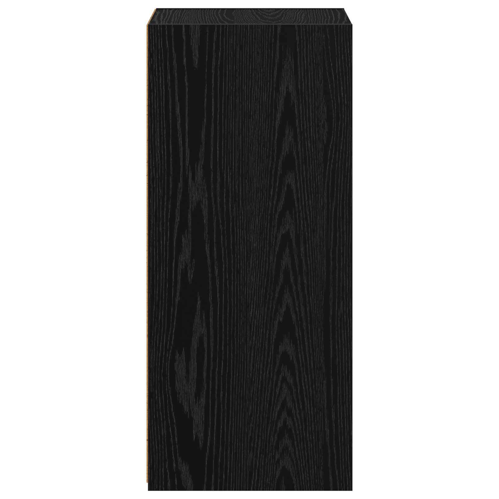 vidaXL Sideboard Black Oak 50 x 41 x 93 cm Engineered Wood 4