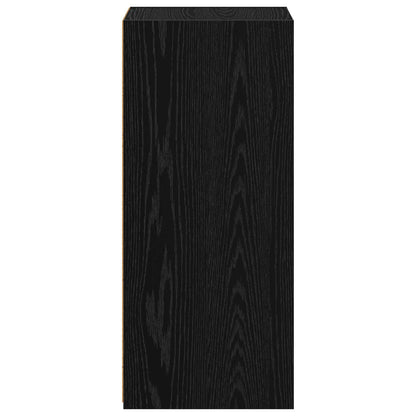 vidaXL Sideboard Black Oak 50 x 41 x 93 cm Engineered Wood 4