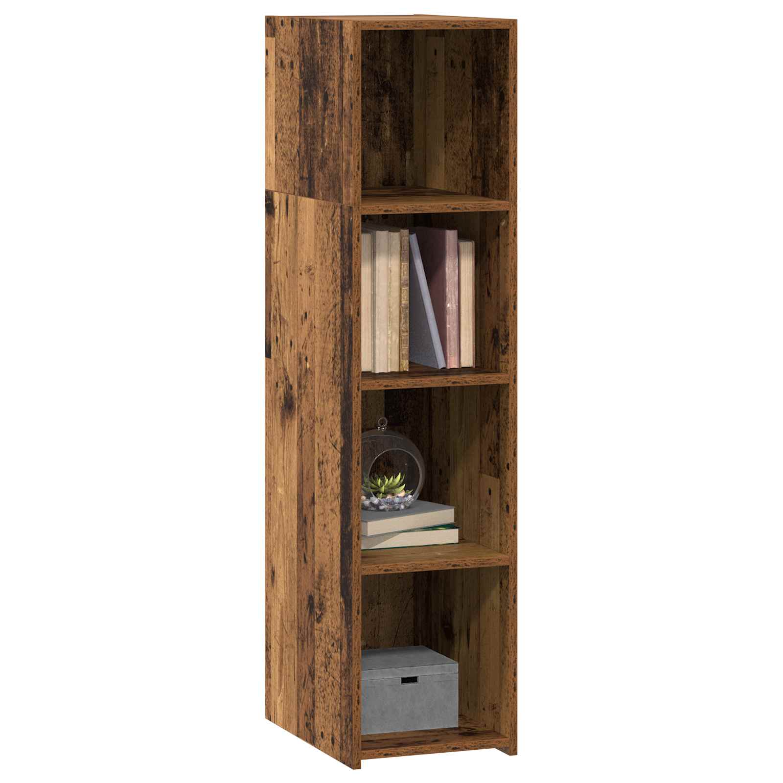 vidaXL Highboard Old Wood 30 x 41 x 124 cm Engineered Wood 3