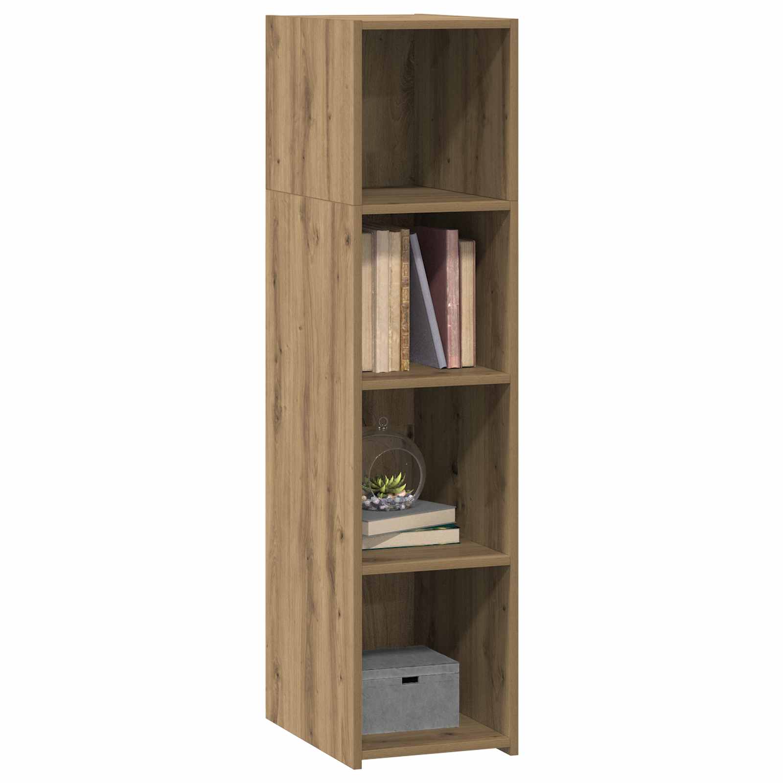 vidaXL Highboard Artisan Oak 30 x 41 x 124 cm Engineered Wood 3