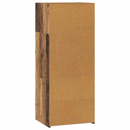 vidaXL Highboard Old Wood 50 x 41 x 124 cm Engineered Wood 5