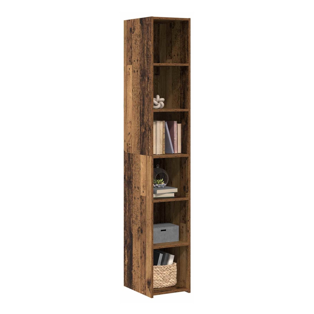 Highboard 30x41x185 cm Engineered Wood Old wood
