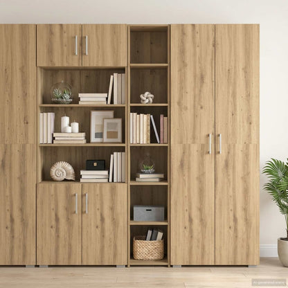 Highboard 30x41x185 cm Engineered Wood Artisan oak