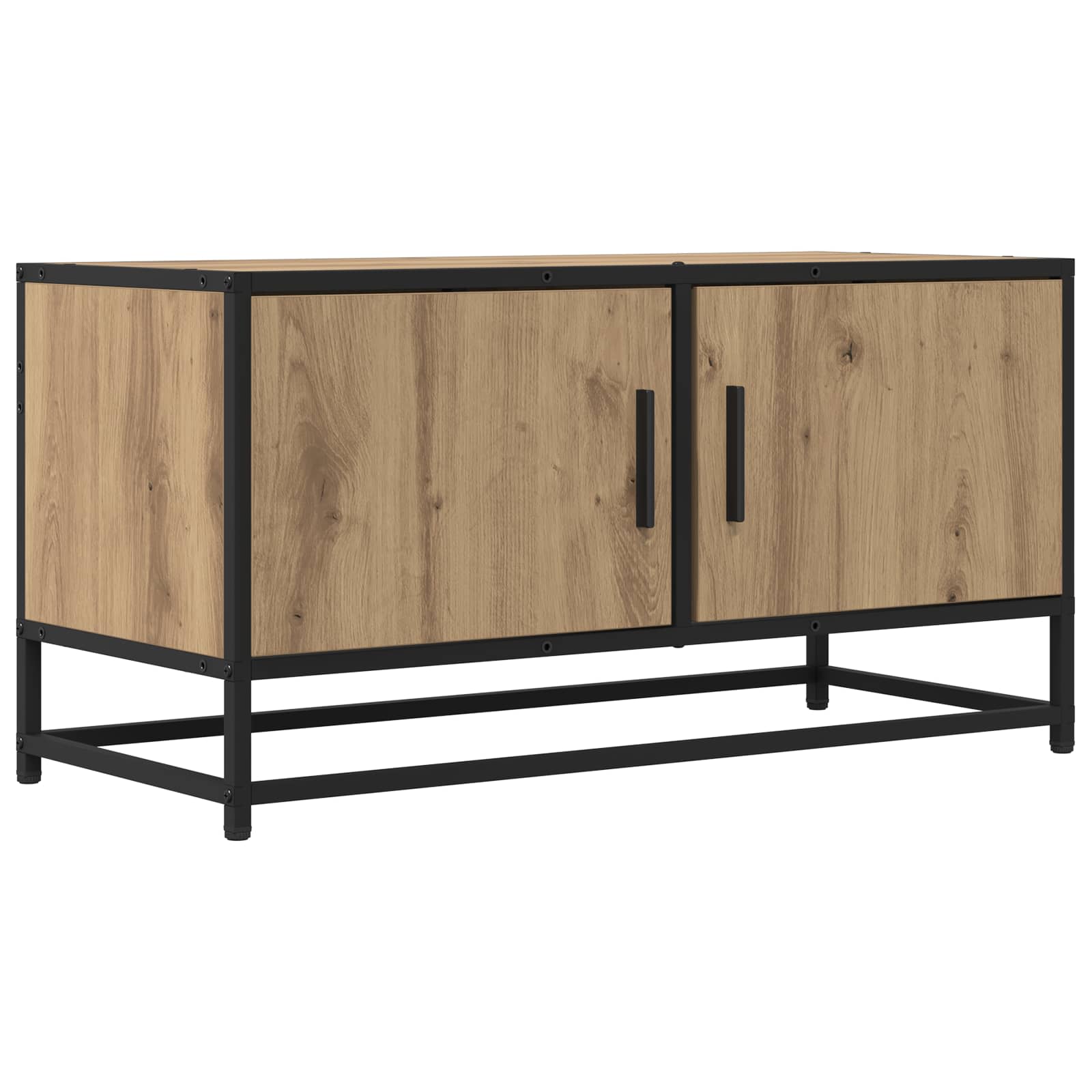 vidaXL TV Cabinet 80 x 34.5 x 40 cm Artisan Oak Engineered Wood 2