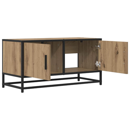 vidaXL TV Cabinet 80 x 34.5 x 40 cm Artisan Oak Engineered Wood 4