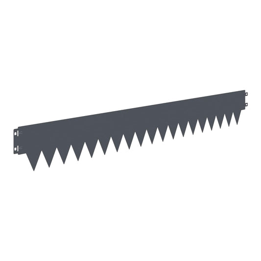 Lawn Edging 103 x Steel 10 Height 15 cm Anthracite