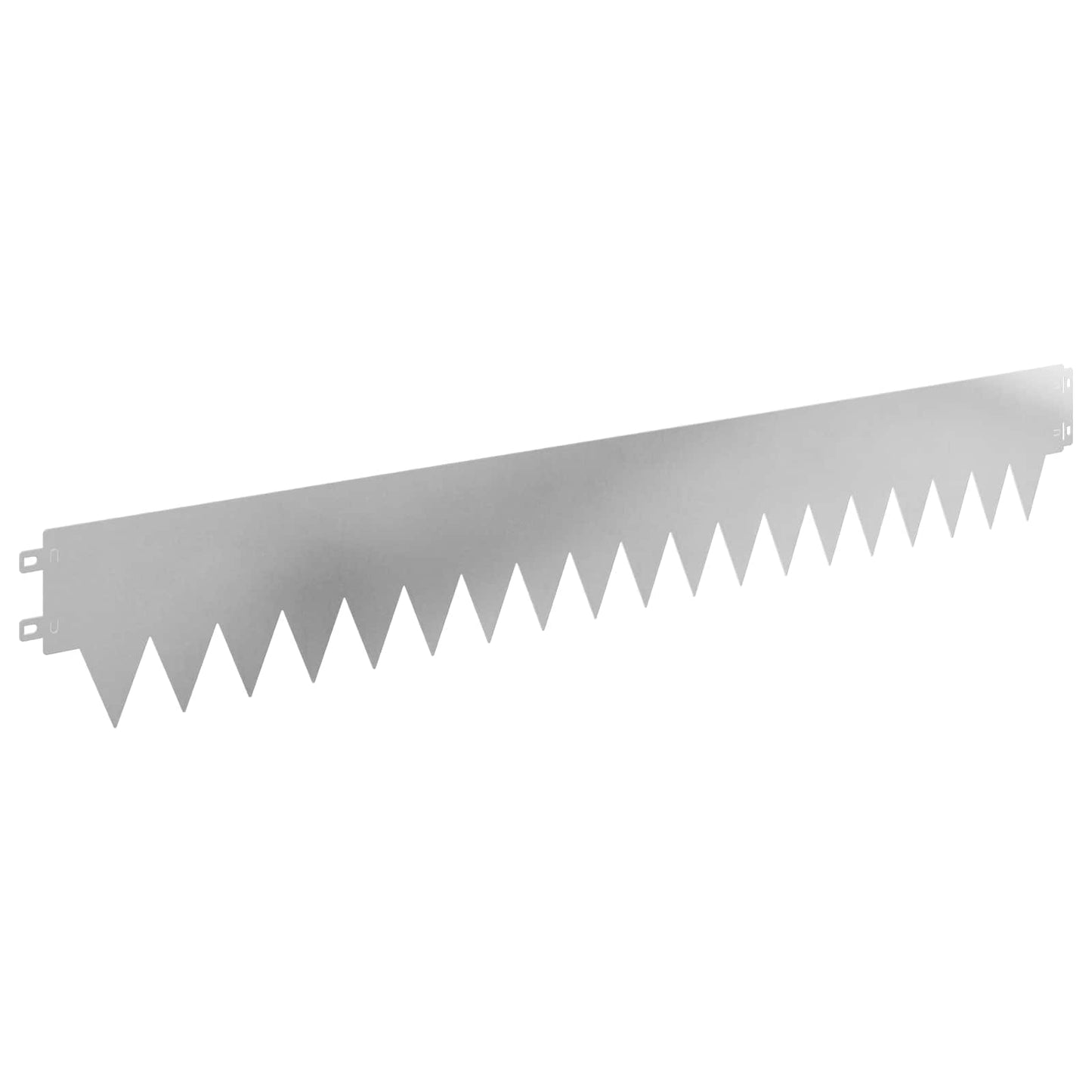 vidaXL Lawn Edging 20 pcs 103 x 15 cm Steel Silver 6